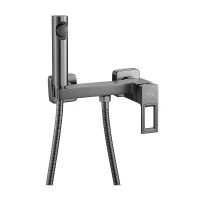 Гигиенический душ со смесителем Raffine F0596T-1 цвет Оружейная сталь
