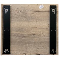 Зеркало со шкафом Comforty Мерано 90 00-00008508 Дуб дымчатый МДФ / ЛДСП, стекло