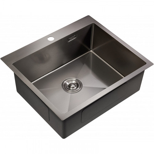 Кухонная мойка Milacio Denia 59 MC.77499 Вороненая сталь нержавеющая сталь встраиваемый