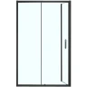 Душевой уголок Azario Milton 120х80 AZ-ND1131-L 1200 BLACK профиль Черный стекло прозрачное