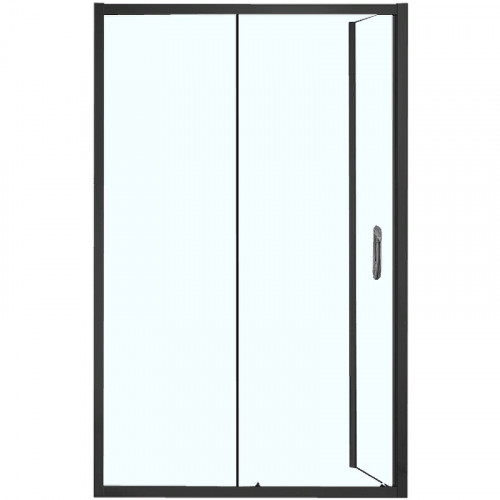 Душевой уголок Azario Milton 120х80 AZ-ND1131-L 1200 BLACK профиль Черный стекло прозрачное