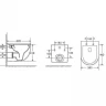 Комплект унитаза с инсталляцией WeltWasser AMBERG 506 ST + HEIMBACH 043 GL-WT + AMBERG RD-MT CR 10000012153 цвет Белый глянцевый с сиденьем Микролифт и клавишей смыва цвет Хром матовый
