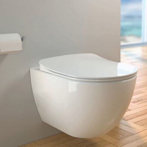 Унитаз Creavit Free FE320-11CB00E-0000 подвесной Белый без сиденья фарфор подвесной