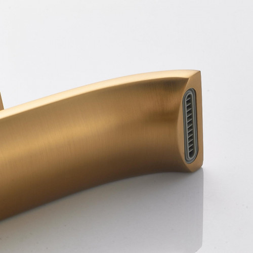 Смеситель для раковины Shevanik S4101G цвет Золотой сатин