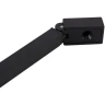 Шторка на ванну Cezares Liberta 90 LIBERTA-V-1-TB-90/155-C-NERO профиль Черный матовый стекло прозрачное
