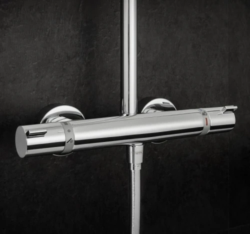 Душевая система Hansgrohe Croma 27185000 с термостатом Хром нержавеющая сталь на стену