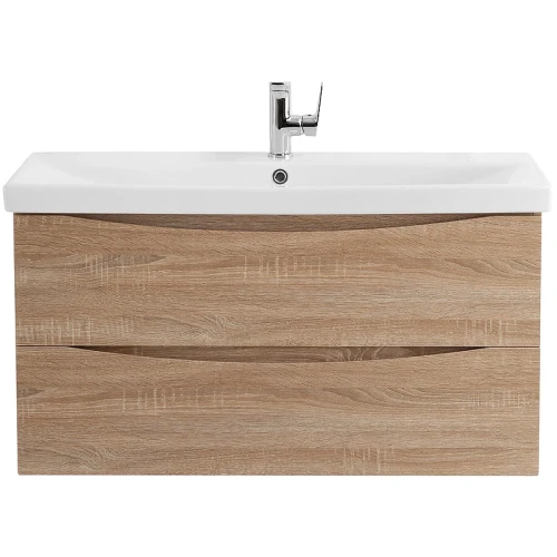 Тумба под раковину BelBagno Marino-Cer 100 MARINO-CER-1000-2C-SO-WO-P подвесная Rovere Bianco МДФ / ЛДСП