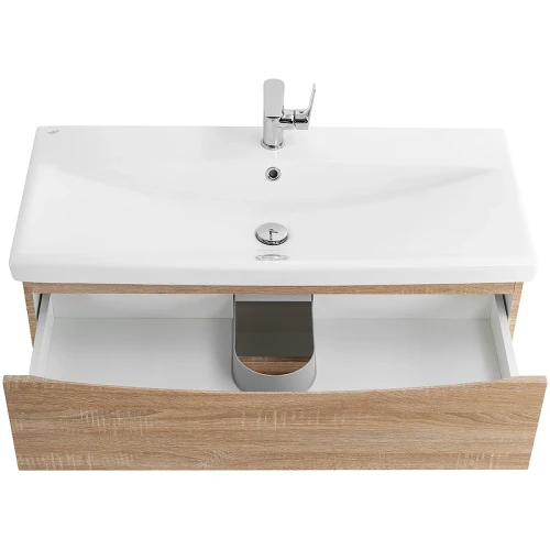 Тумба под раковину BelBagno Marino-Cer 100 MARINO-CER-1000-2C-SO-WO-P подвесная Rovere Bianco МДФ / ЛДСП