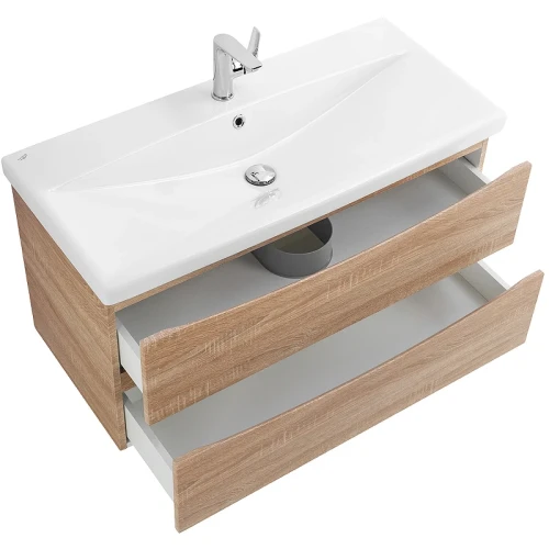 Тумба под раковину BelBagno Marino-Cer 100 MARINO-CER-1000-2C-SO-WO-P подвесная Rovere Bianco МДФ / ЛДСП