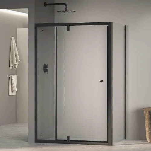 Душевой уголок RGW Passage 70x80 41084478-014 профиль цвет Черный стекло прозрачное