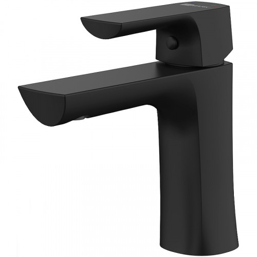 Смеситель для раковины Lemark Ursus LM7206BL Черный матовый латунь