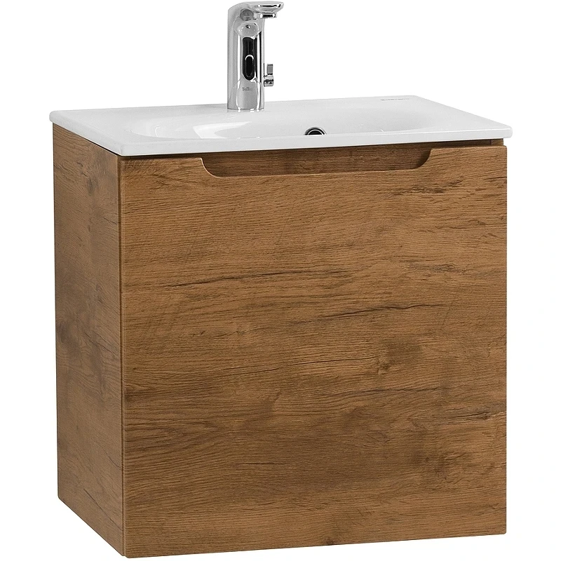Тумба под раковину BelBagno Etna 50 R ETNA-500-1A-SO-RN-P-R подвесная Rovere Nature МДФ / ЛДСП