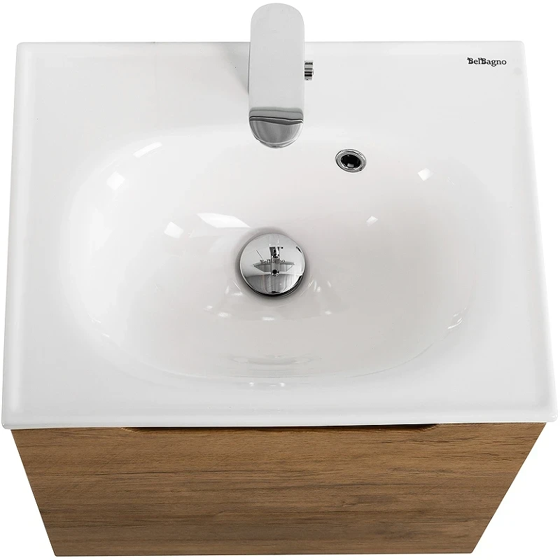 Тумба под раковину BelBagno Etna 50 R ETNA-500-1A-SO-RN-P-R подвесная Rovere Nature МДФ / ЛДСП