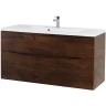 Тумба под раковину BelBagno Marino-H60 110 MARINO-H60-1100-2C-SO-RW-P подвесная Rovere Moro МДФ / ЛДСП