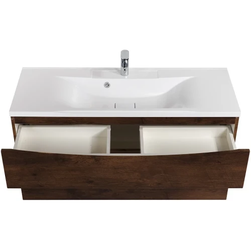 Тумба под раковину BelBagno Marino-H60 110 MARINO-H60-1100-2C-SO-RW-P подвесная Rovere Moro МДФ / ЛДСП
