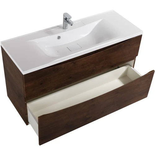Тумба под раковину BelBagno Marino-H60 110 MARINO-H60-1100-2C-SO-RW-P подвесная Rovere Moro МДФ / ЛДСП