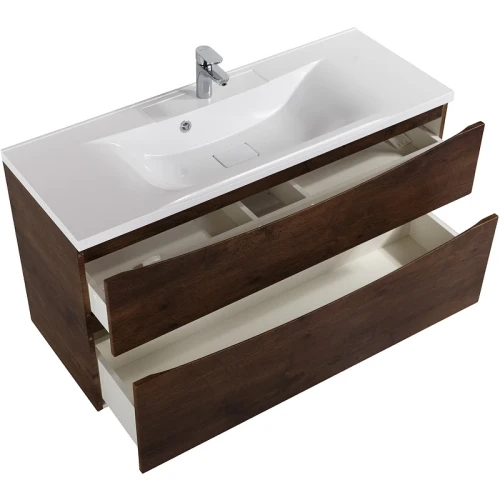 Тумба под раковину BelBagno Marino-H60 110 MARINO-H60-1100-2C-SO-RW-P подвесная Rovere Moro МДФ / ЛДСП