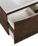 Тумба под раковину BelBagno Marino-H60 110 MARINO-H60-1100-2C-SO-RW-P подвесная Rovere Moro МДФ / ЛДСП