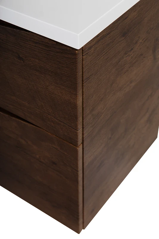 Тумба под раковину BelBagno Marino-H60 110 MARINO-H60-1100-2C-SO-RW-P подвесная Rovere Moro МДФ / ЛДСП