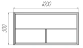 Тумба под раковину Aquaton Брук 100 1A201601BCDL0 подвесная Дуб латте МДФ / ЛДСП