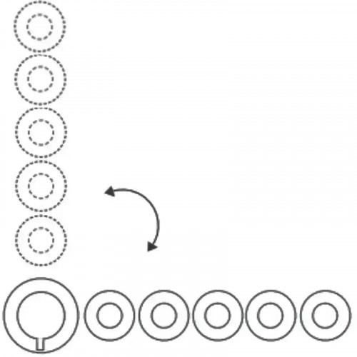 Смеситель для душа Remer X Style N98D5PXV цвет Сталь