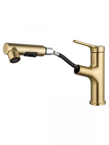 Смеситель для раковины Wonzon &amp; Woghand WW-A40862-BG цвет Брашированное золото