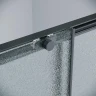 Душевой уголок Grossman Style 120x100 L 120.K33.05.1210.21.02 профиль Черный матовый стекло шиншилла