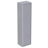 Шкаф пенал Ideal Standard Connect Air 40 E0832EQ подвесной цвет Glossy Light Grey + Matt White (Светло-серый глянцевый + Белый матовый)