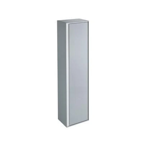 Шкаф пенал Ideal Standard Connect Air 40 E0832EQ подвесной цвет Glossy Light Grey + Matt White (Светло-серый глянцевый + Белый матовый)