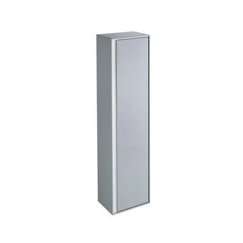 Шкаф пенал Ideal Standard Connect Air 40 E0832EQ подвесной цвет Glossy Light Grey + Matt White (Светло-серый глянцевый + Белый матовый)