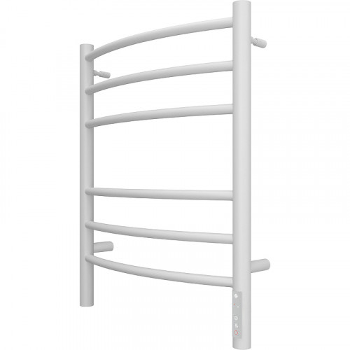 Электрический полотенцесушитель Terminus Классик П6 450х600 КС 9003 4670078527561 Белый матовый нержавеющая сталь