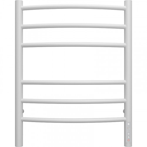 Электрический полотенцесушитель Terminus Классик П6 450х600 КС 9003 4670078527561 Белый матовый нержавеющая сталь