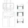 Раковина подвесная Artceram Brooklyn 60 BNL004 01 34 цвет Белый