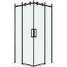 Душевой уголок Grossman Classic 100х100 300.K33.04.1010.21.00 профиль Черный матовый стекло прозрачное