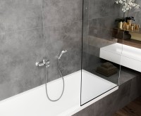 Смеситель для ванны Hansgrohe Vernis Blend 71440000 Хром латунь на стену однорычажный