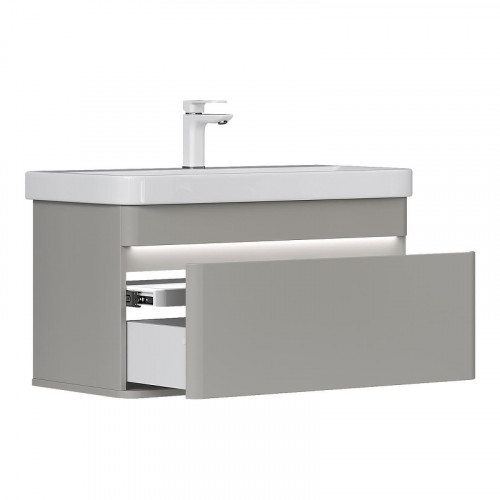 Тумба под раковину Equil Elegante 80 tpELGNT80.1Y (9595)-25.27 подвесная цвет Амарок Белый