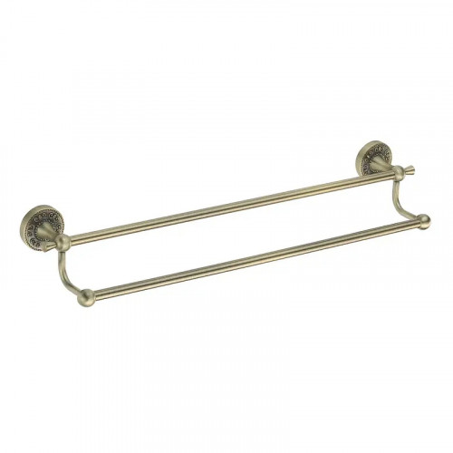 Полотенцедержатель Rose RG10Q RG1027Q двойной цвет Бронза