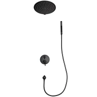 Душевая система RGW Shower Panels SP-52 В 21140852-04 Черная латунь встраиваемый