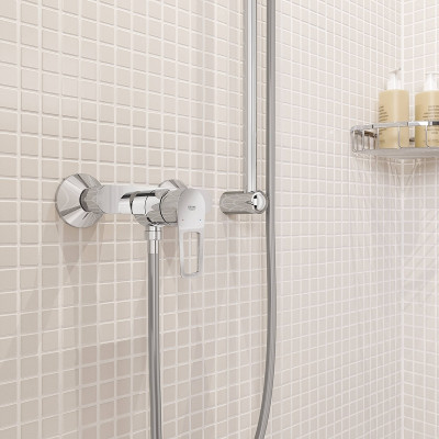 Смеситель для душа Grohe BauLoop 23633001 Хром латунь на стену