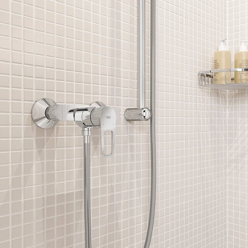 Смеситель для душа Grohe BauLoop 23633001 Хром латунь на стену