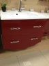 Тумба под раковину Bellezza Версаль 100 4631117270039 подвесная Красная