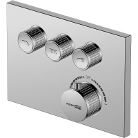 Смеситель для душа WasserKRAFT Dinkel 5858 Thermo с термостатом Хром латунь встраиваемый