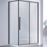 Душевой уголок Vincea Slim-N 130x90 VSR-4SN9013CLB профиль Черный стекло прозрачное
