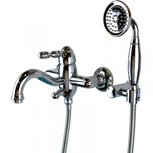 Смеситель для ванны Bronze de Luxe Tiffany 1904CR Хром латунь на стену