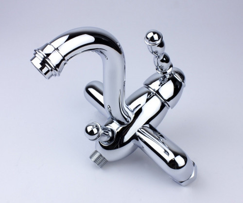Смеситель для ванны Bronze de Luxe Tiffany 1904CR Хром латунь на стену
