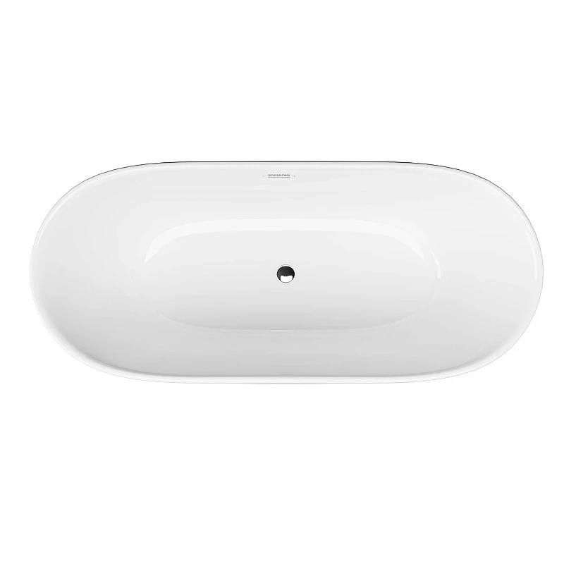 Акриловая ванна Grossman Classic 170х75 GR-12502 цвет Белый глянцевый