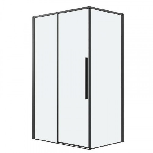 Душевой уголок Grossman Galaxy 140x100 120.K33.01.1410.21.00 профиль Черный матовый стекло прозрачное