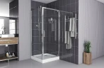 Душевой уголок Bravat Drop 90x90 BS090.2110A профиль Хром стекло прозрачное