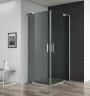 Душевой уголок Cezares Slider 100x110 SLIDER-AH-2-90/100-100/110-GRIGIO-Cr профиль Хром стекло тонированное