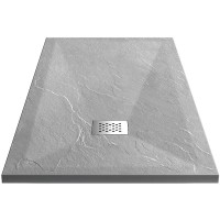 Душевой поддон из искусственного камня Vincea 90x90 VST-4SR9090G Серый